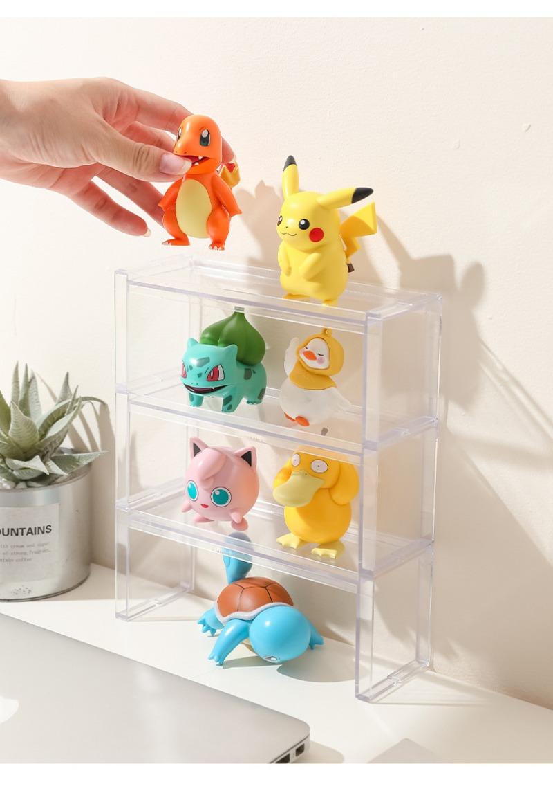 Product Introduction of Desktop transparent storage rack can be stacked with cosmetics sorting rack, badge display rack, jewelry lipstick storage rack 16