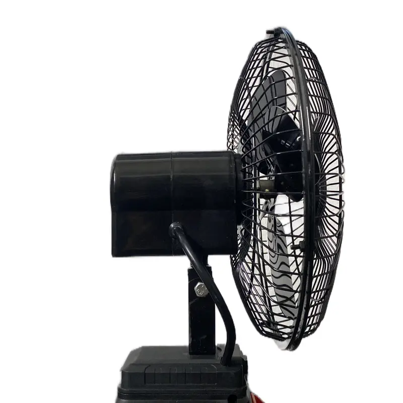 Quạt Pin 2 Tốc Độ Gió Có Chỉnh Tốc, Tốc Năng Xoay - Cánh Quạt 20cm, Lồng Quạt 22cm - Bảo Hành 6 Tháng QuạT Fan quạt tích điện pin trâu quat 3
