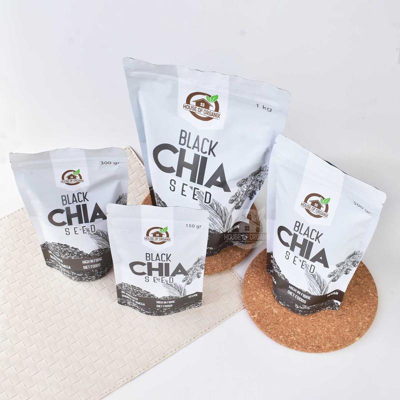 Organic Black Chia Seeds 500 Gr 1