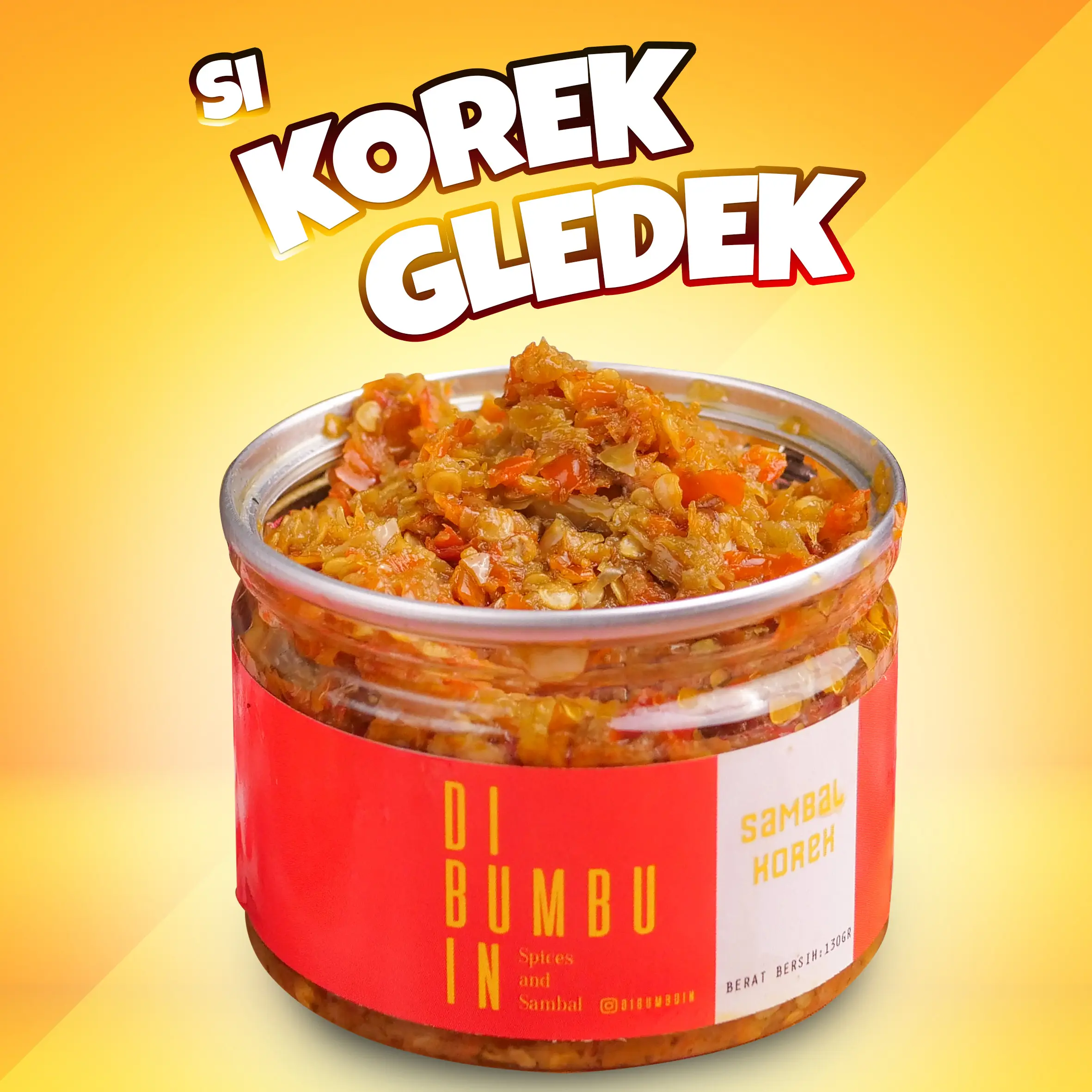 Dibumbuin - Sambal Korek - 120gr