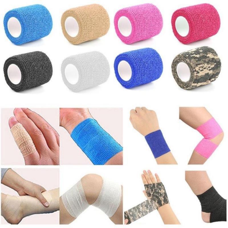 Băng quấn thể thao quấn cổ chân đá bóng dán cơ vải tự dính Hạn chế chấn thương Bảvệ khớp và cơ Sport Tập Thể Dục 2