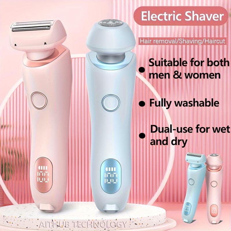 Electric Women's Shaver, 1 Count USB Rechargeable Washable Hair Removal Tool with Accessories, Wet and Dry Use Hair Removal Machine for Full Body Hair Removal 5