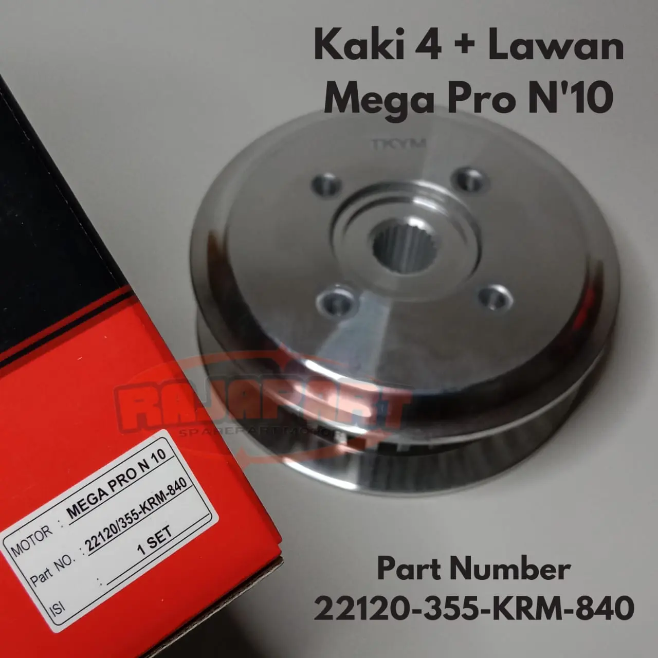 KAKI 4 + LAWAN RUMAH KOPLING MEGA PRO NEW 2010 VERZA PLUS DUDUKAN (KRM) TAKAYAMA Motorcycle