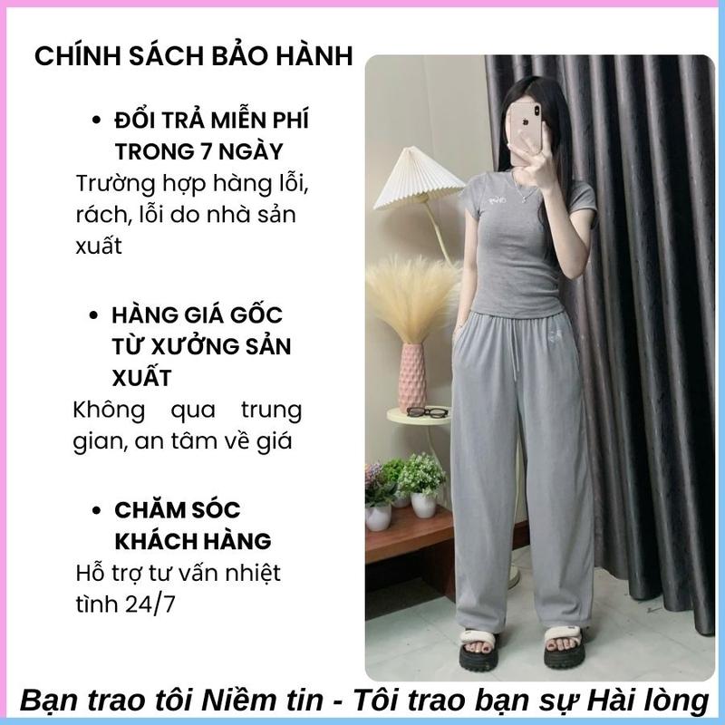 Sét đồ thể thao nữ Vuvy thêu nổi Áo chất zipcotton co dãn 4 chiều mix quần tăm nhung dày dặn SET92 4