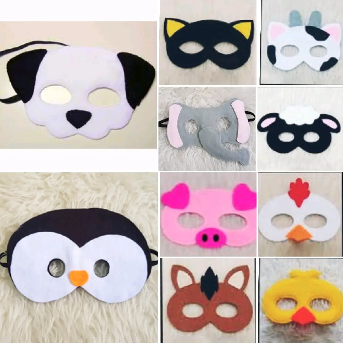 topeng masker lucu bisa request karakter felt