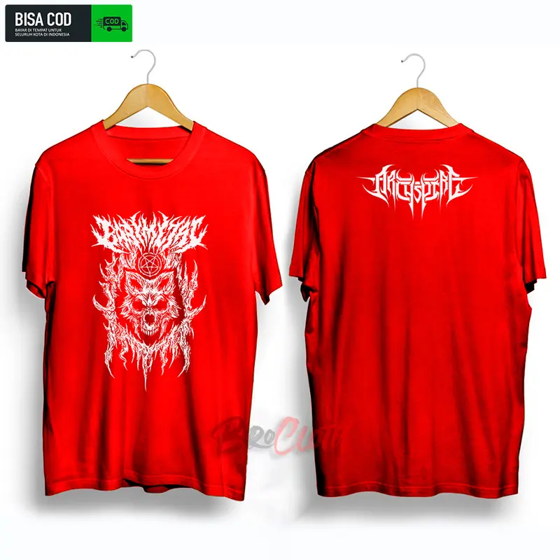 Kaos Baju Oblong Lengan Pendek Distro Pria Wanita Dewasa Kata Kata Nyindir Keren Terbaru 2025 Metal Santai Crew Neck Polos Hitam Branded Fit 4