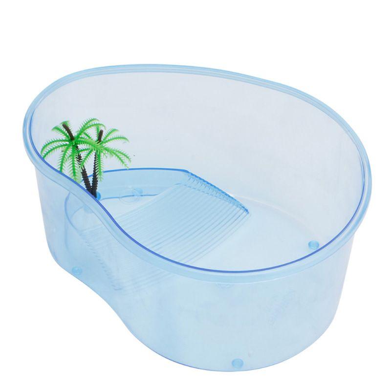 Terrarium Bò Sát, HNKJ Nhựa, Bể Cá, Bể Cá, Đảo Nằm Ngồi, Có Bậc Thang 0