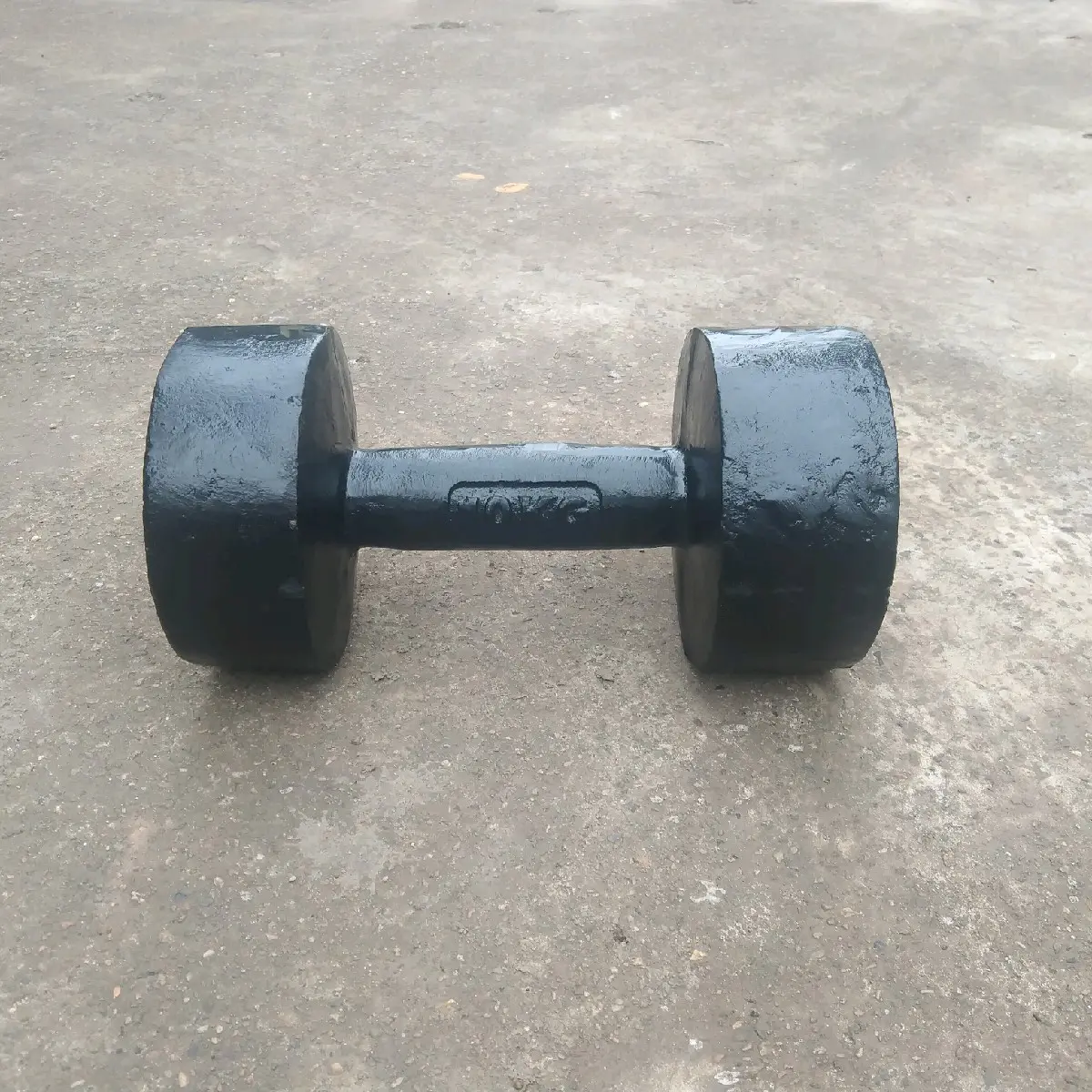 Viên tạ tay 10kg gang đúc nguyên khối sơn đen
