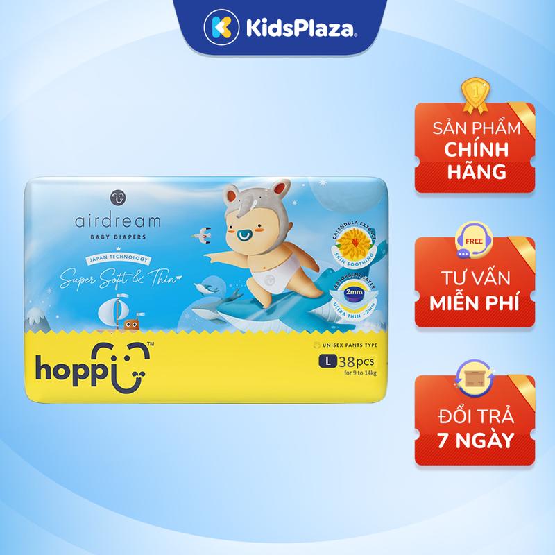 [M2] Bỉm - Tã Hoppi Airdream đầy đủ size cho bé - Tã mùa hè thoáng mát, dịu nhẹ cho da nhạy cảm