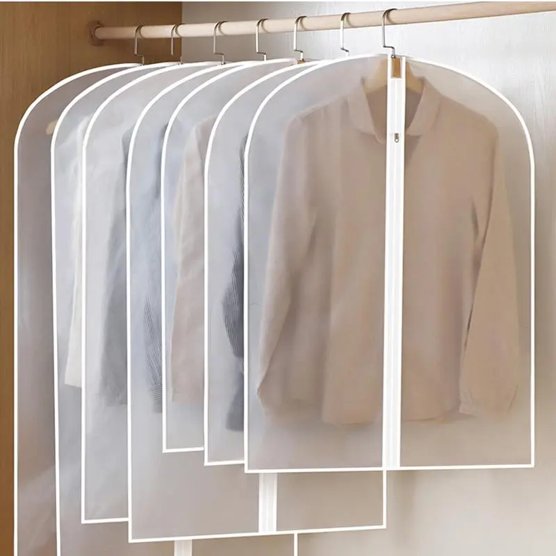Household Clothes Dust Cover Three-dimensional Suit Transparent Storage Bag Suit Jacket Wardrobe Clothes Bag