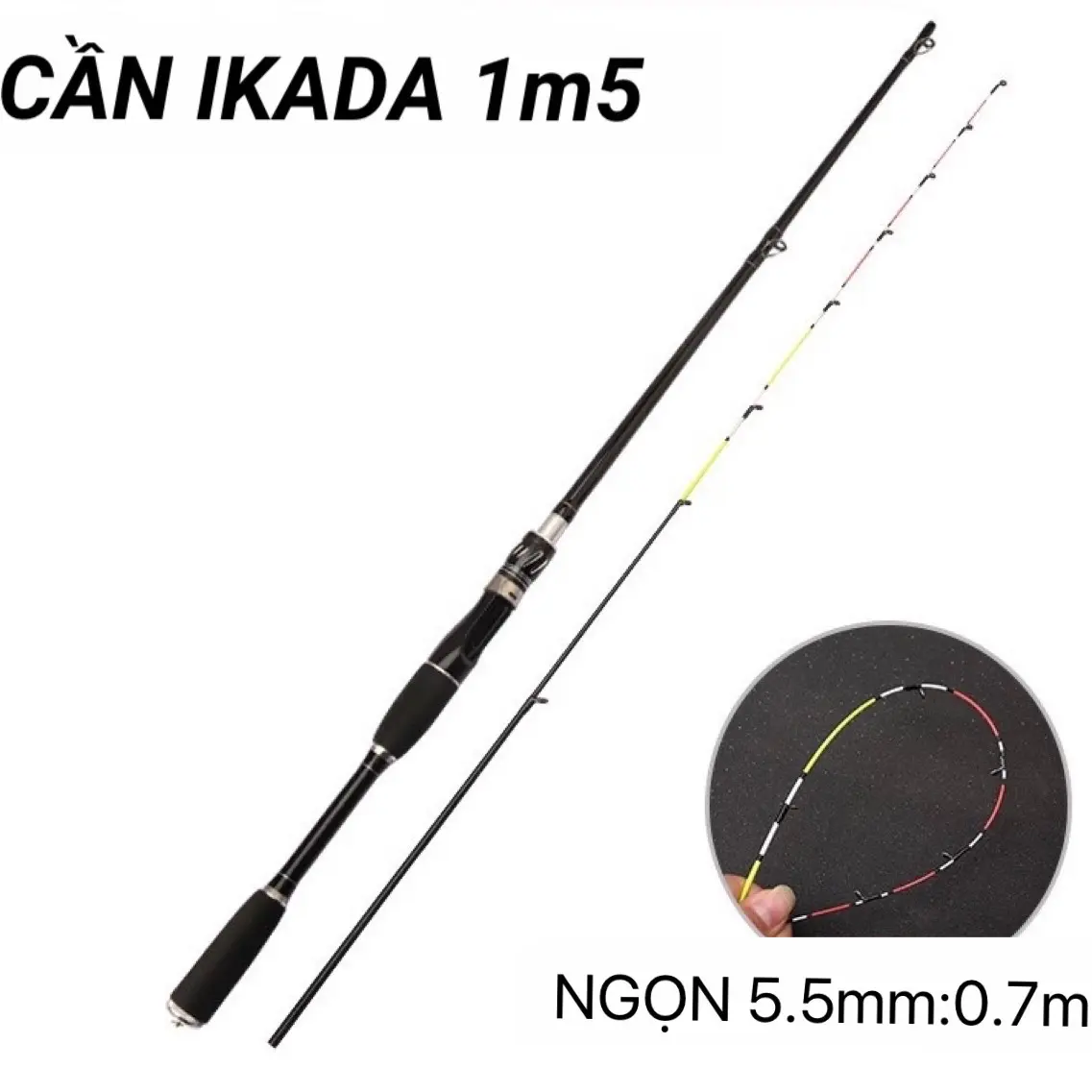 Cần câu IKADA 1m5 trâu bò