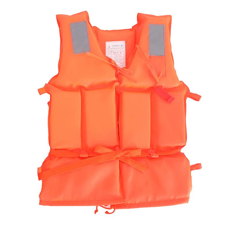 Product Introduction of New Orange Adult Childen Foam Flotation Swimming Life Jacket Vest With Whistle Boats Fishing Vest Swimming Drifting Vest 17