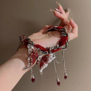 Giết cả nam và nữ! Vòng Cổ Gothic, Phụ Kiện Văn Hóa Ngầm Công Nghiệp Nặng, Phong Cách Nữ Tối Màu, Y2K Cô Gái Nóng Bỏng, Thích Hợp Cho Mùa Thu Và Mùa Đông, Vòng Cổ Punk, Thiết Kế Xương Đòn