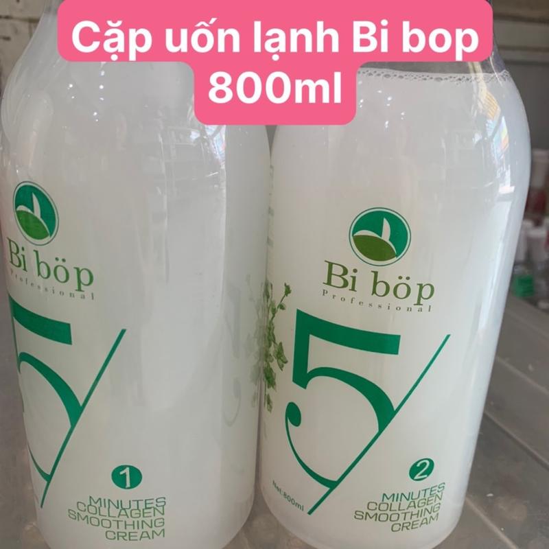 Thuốc uốn tóc tại nhà thuốc uốn lanh GEL Bibop không mùi cao cấp 800ml