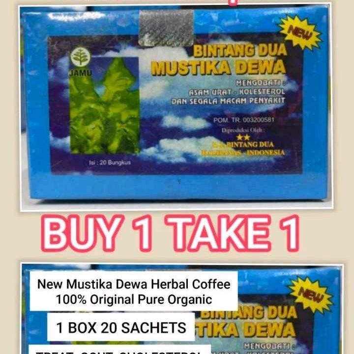 BUY 1 TAKE 1 MUSTEKA DEWA HERBAL TEA BINTANG DUA 1 box 20 sachet ...