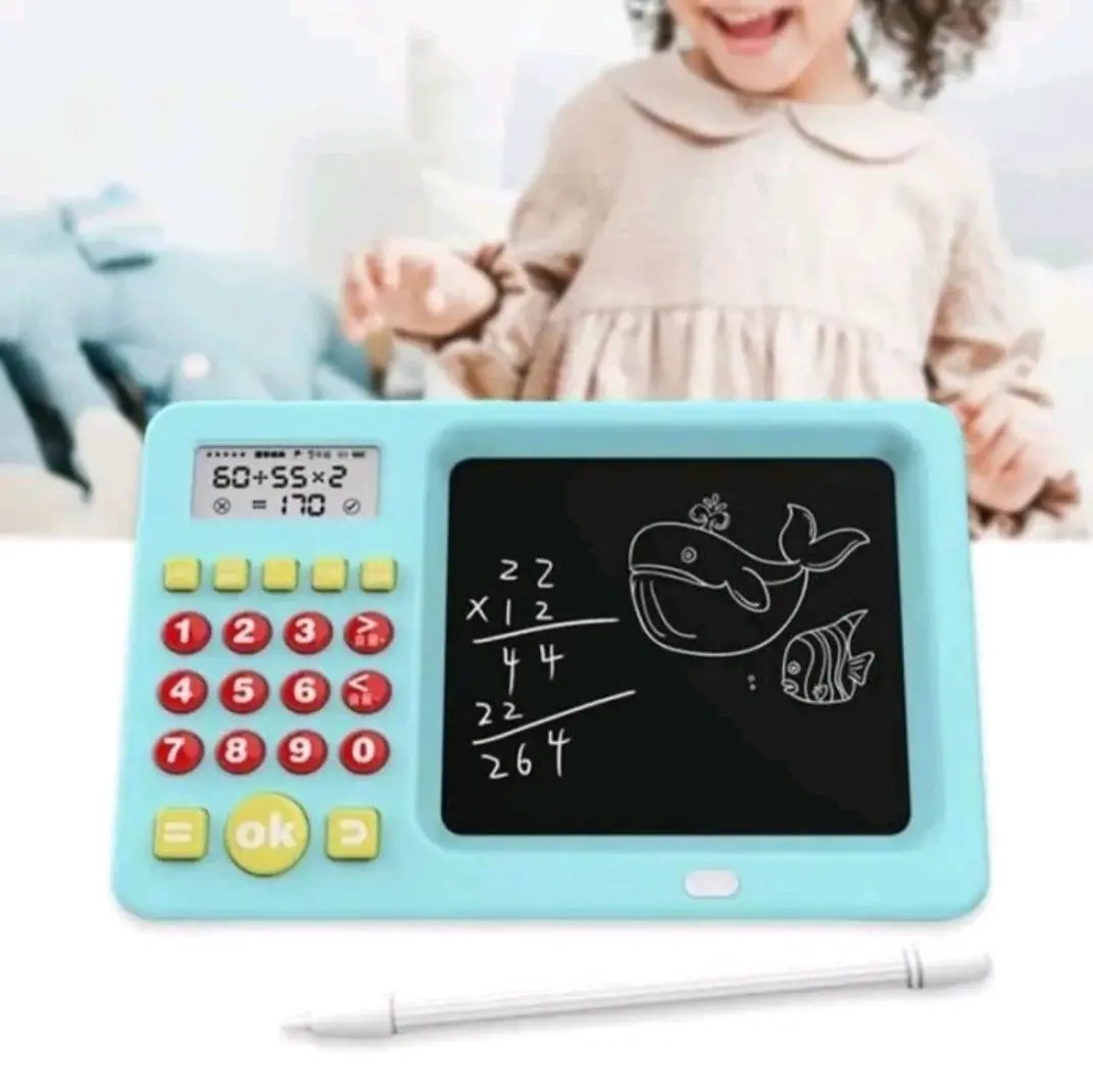 2 in 1Writing Tablet & Calculator Intelligent Early Education Learning ...