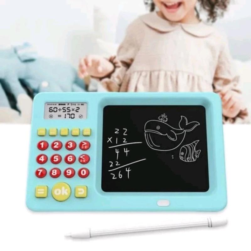 2 in 1Writing Tablet & Calculator Intelligent Early Education Learning ...