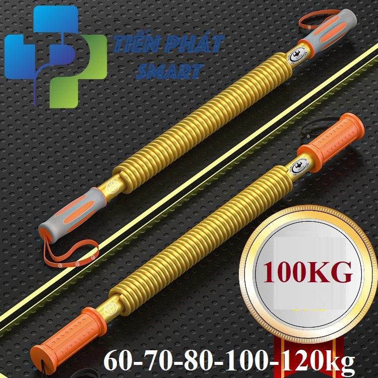 Đồ Long Đao 30-40-50-60-70-80-100-120kg , Thanh Lò Xo, Gậy bẻ Tập Cơ Tay Dòng Nâng Cấp Dành Cho Các Bạn Thường Xuyên Tập Luyện Thể Thao