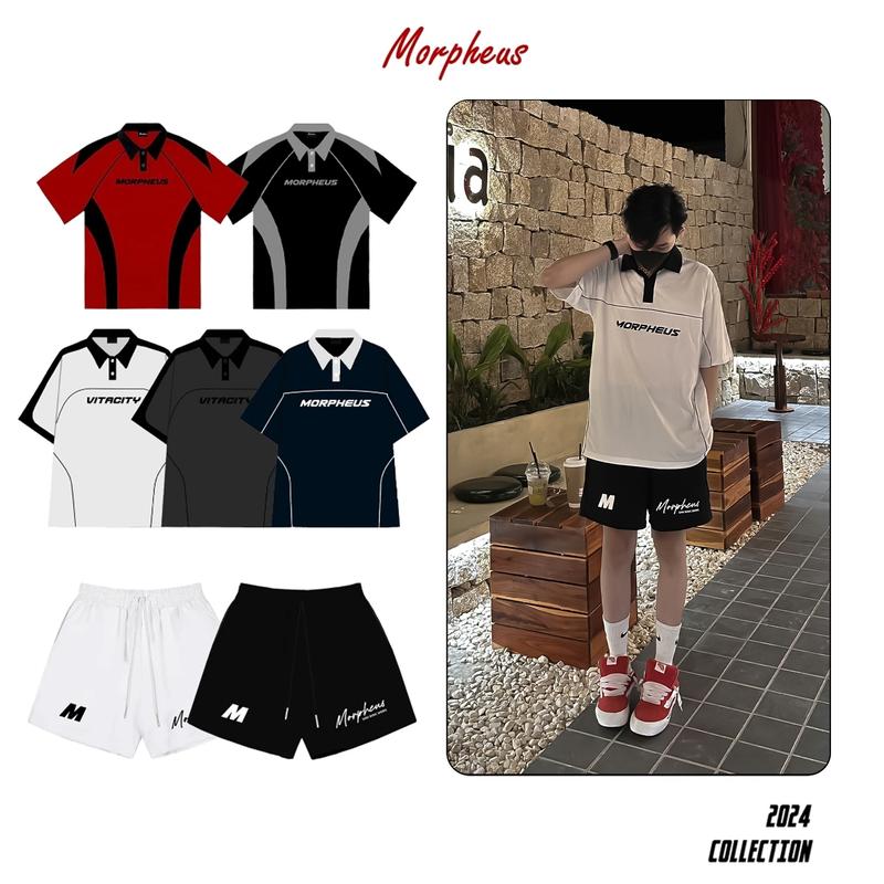 [ComBo MPU] set bộ đồ áo polo quần short Basic, set đồ local brand unisex morpheus vải cotton thoáng mát