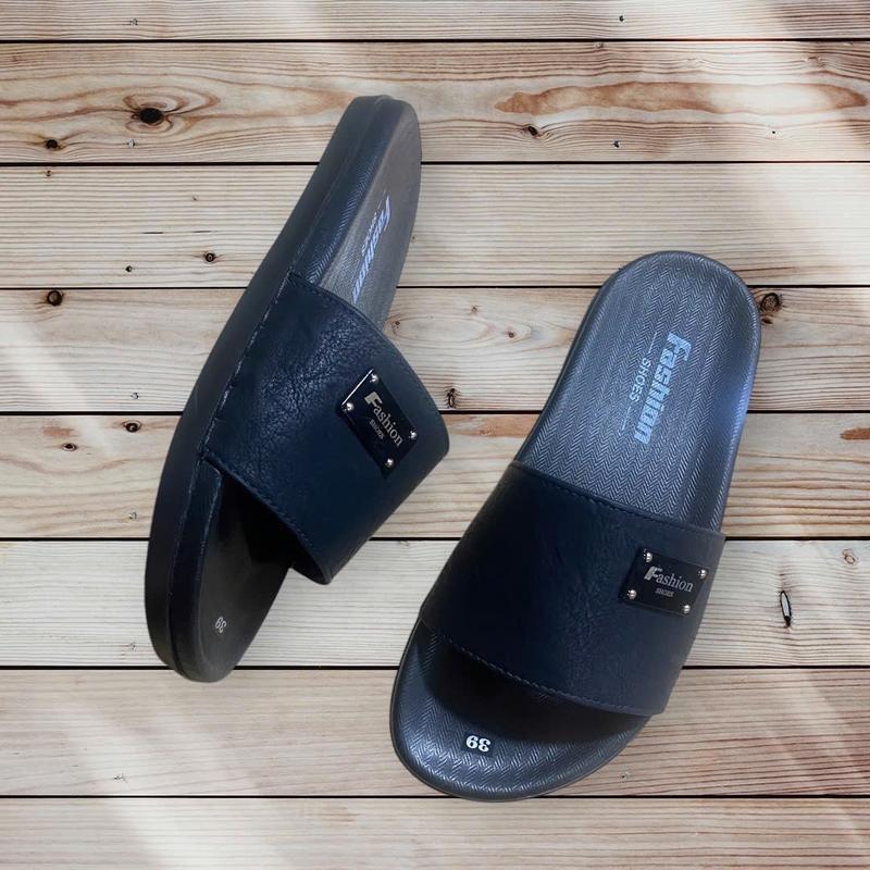 Dép nam da sít cao cấp [ khâu quai ] chắc chắn đế chống trơn trượt logo fasion [ full sezi 37-43] 1