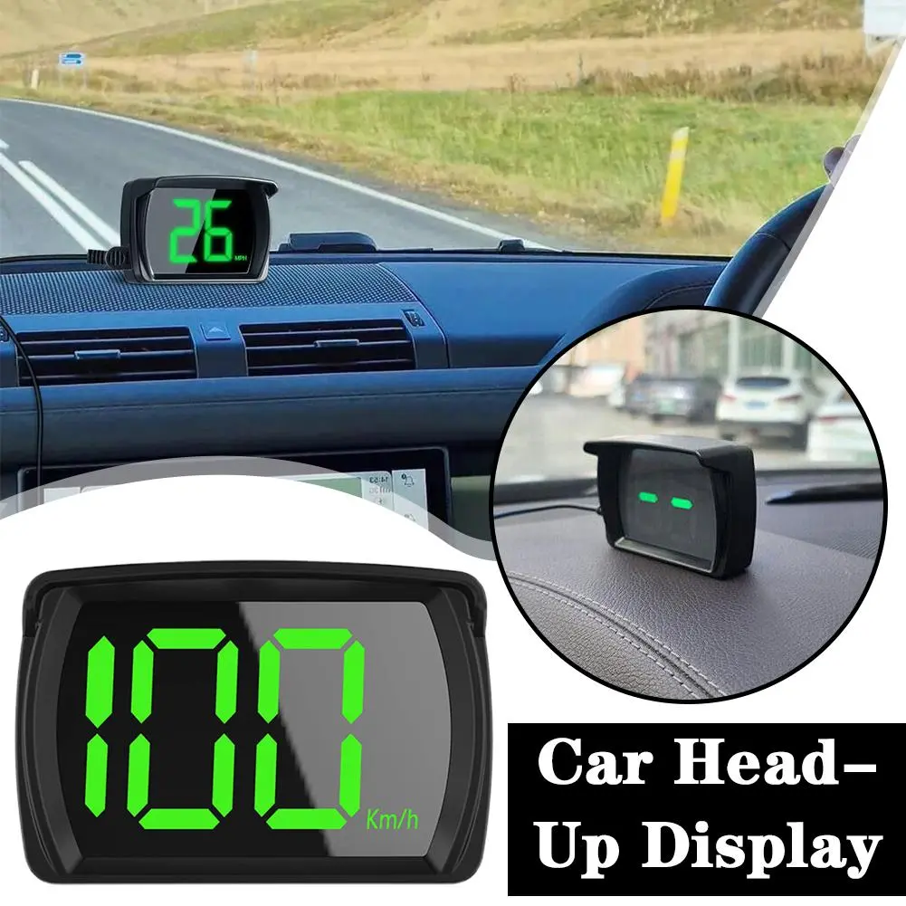 Đồng Hồ Tốc Độ GPS Kỹ Thuật Số, Thông Dụng, Chip Kép, KMH MPH, Đồng Hồ Báo Thức, Màn Hình LCD HD, Cắm Điện