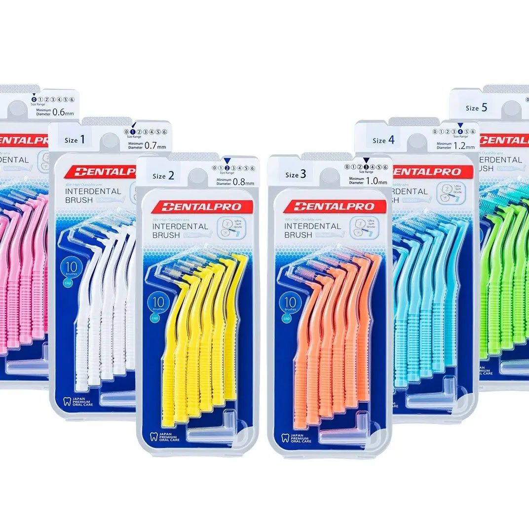 DENTAL PRO Interdental Brush L-Shaped Isi 10pcs
