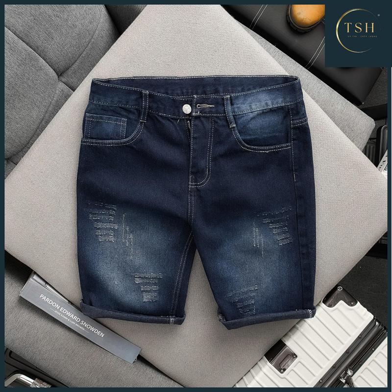 [ TSH ] - MÃ SỐ QSKCG(12) Quần short jean nam cao cấp chất liệu jean không co giãn như hình chuẩn from dáng đủ size có nhiều mẫu mới dành cho nam ( HÌNH THẬT TỰ CHỤP) Menswear Pants Có Túi