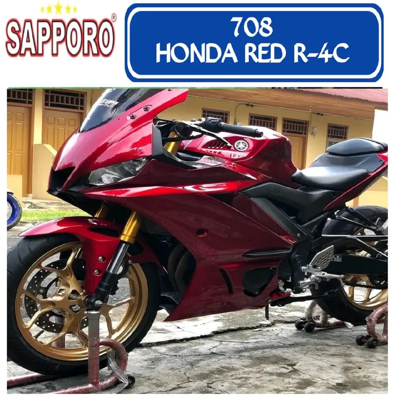 701/708 HONDA RED R-3C/R-4C SAPPORO STANDAR CANDYTONE 300ml Cat Semprot Pylok Pilok Pylox / Cat Aerosol / Cat Semprot / Sapporo Standar 3