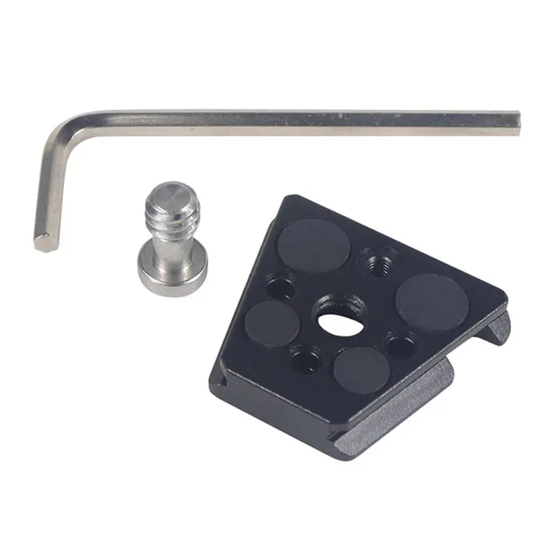 Thiết Bị Tấm Kẹp Tháo Nhanh Thay Thế Giá Đỡ, Miếng Đệm Chống Trượt, Kẹp Gắn Bền, Thích Hợp Cho Máy Ảnh Kỹ Thuật Số Tripod Monopod DSLR 1