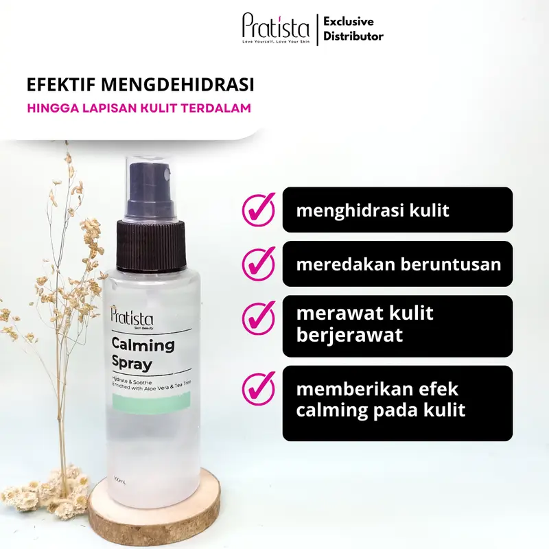 calming spray Face Mist multifungsi bisa dijadikan toner pratista 1