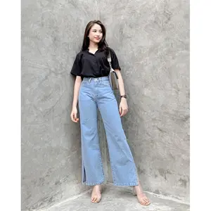 SALSAJEANS - Kulot Jeans Eonni Belah Jumbo Nonstretch 2734