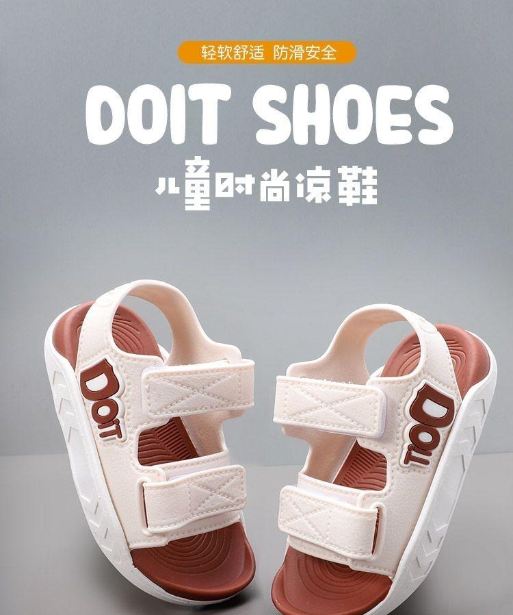 Product Introduction of Children's Sandals 2025 Summer Girls Casual Fashion Boys Baby Non-slip Soft Sole Korean Style Big Kids Beach Shoes 20