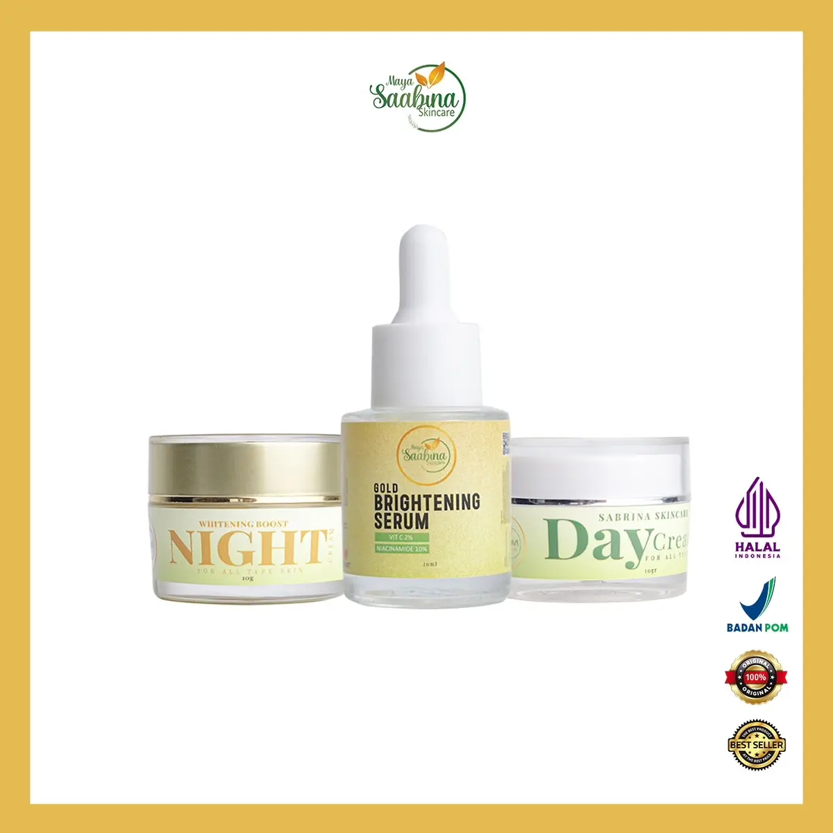 BUNDLING PAKET SUSAH CERAH,FLEK, SERUM,NIGHT CREAM DAN DAY CREAM
