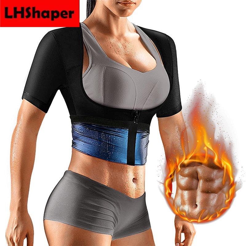 Định Hình Cơ Thể, Dụng Cụ Giảm Mỡ Eo, Áo Đùi Nịt Bụng, Áo Định Hình Cánh Tay, Dành Cho Nữ, Hiệu Ứng Xông Hơi Mồ Hôi, Áo Định Hình