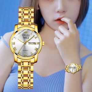 Jam Tangan Wanita, Tampan, Ketibaan Baru, Kalis Air, Berkilau, Pergerakan Kuarza Automatik Sepenuhnya, Sesuai untuk Wanita Watches