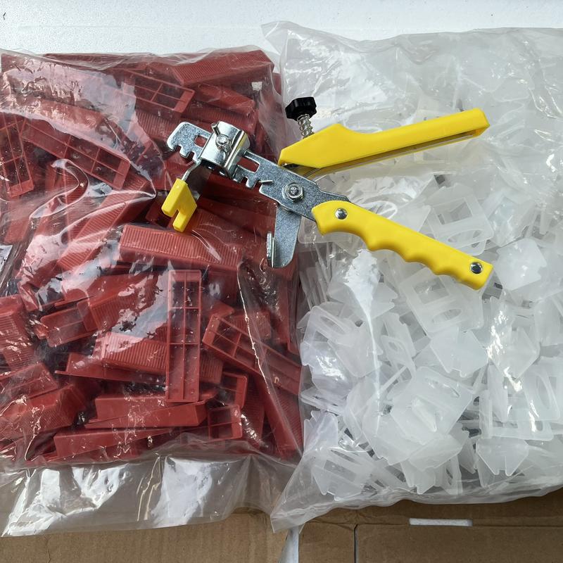 Combo ke cân bằng ốp lát gạch - Bộ kê nhựa cân bằng mặt gạch men ốp tường ( 1 Kg ke khoảng 350 cái ) - Ke cân bằng gạch, ke ốp gạch lát nền nhà 1mm, 1.5mm, 2mm