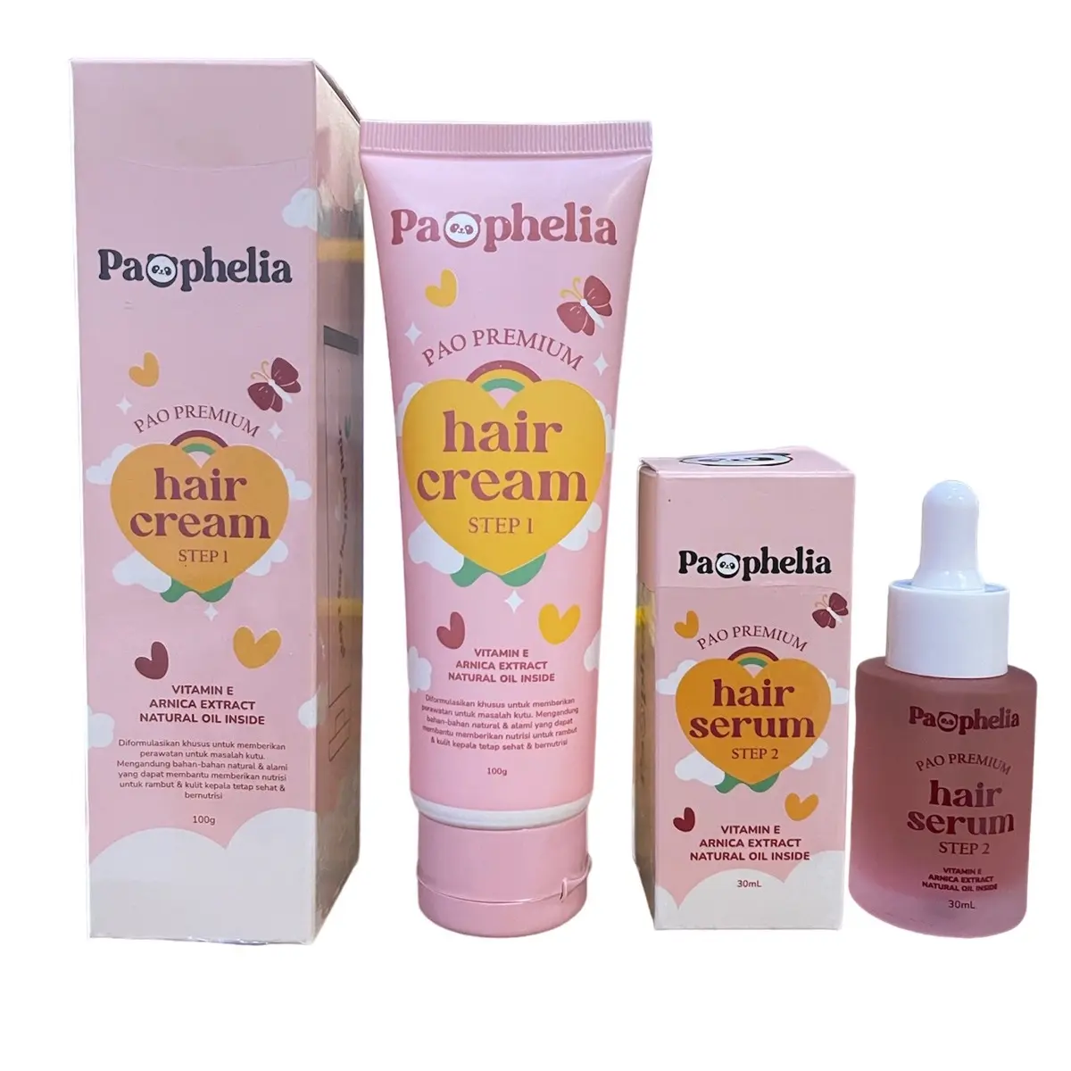 pao obat kutu  (pao premium step 1 dan step 2 )kemasan 3xlebih besar anti bau Sampokutuinstan
