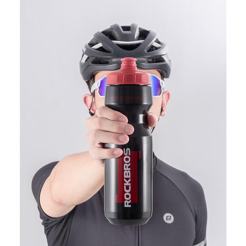 Bình nước xe đạp RockBros - Bình nước Xe Đạp Thể Thao chất liệu an toàn PP - 750ml do Nghiện Đạp Xe 24H cung cấp Sport