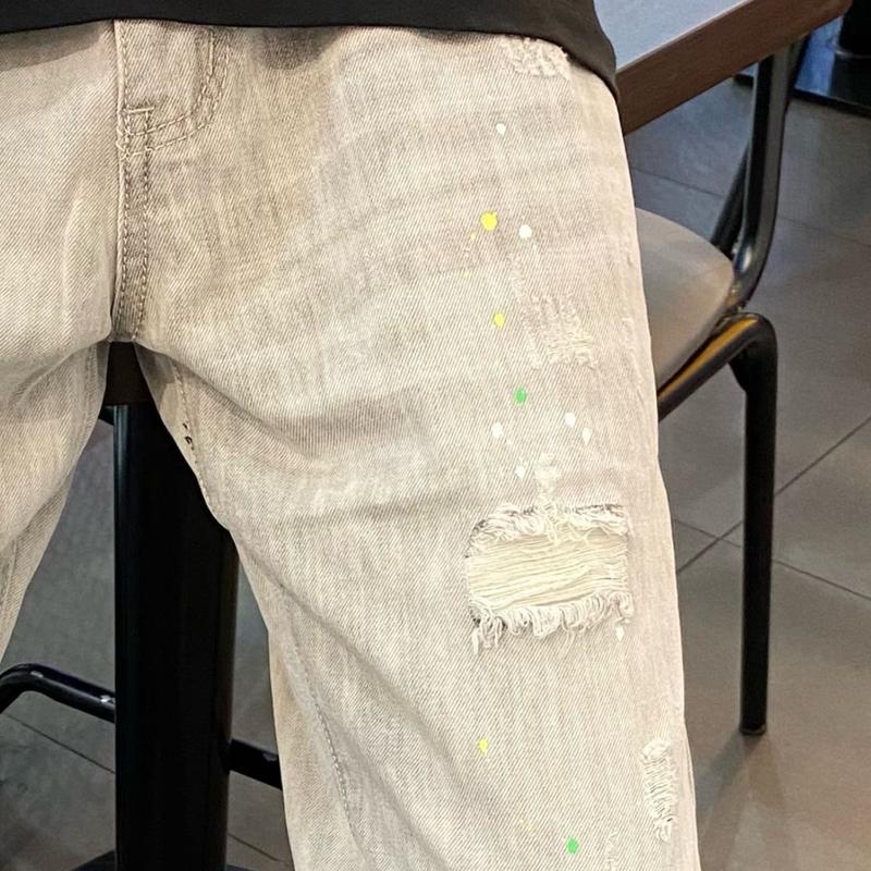 Quần suông nam Dsq xám vá đen hàng xịn Siêu cấp Menswear 4