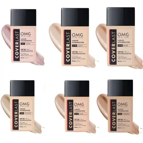 OMG Oh My Glam Coverlast Liquid Foundation SPF 20 25mL | OMG Foundation 3