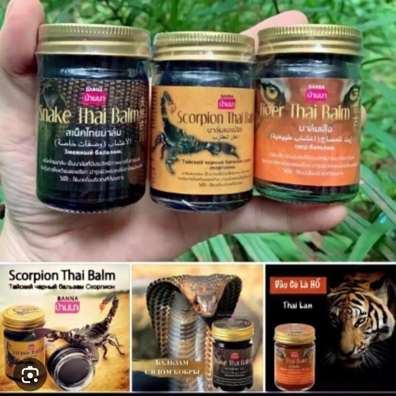 Dầu cù là trị đau nhức hiệu con Hổ, Rắn, Bọ Cạp dau xuong khop 1