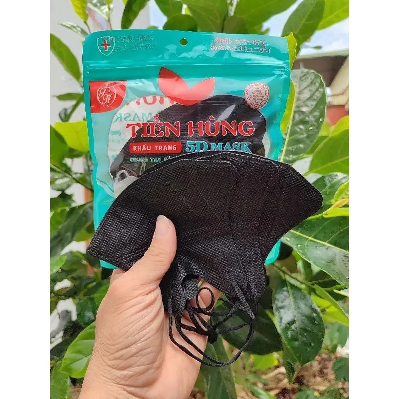 COMBO 500 chiếc 5D [  ] Khẩu Trang Tiến Hùng 3 lớp kháng khuẩn, 45-85kg, Hot Trend 2025 Phụ Kiện Nam 5