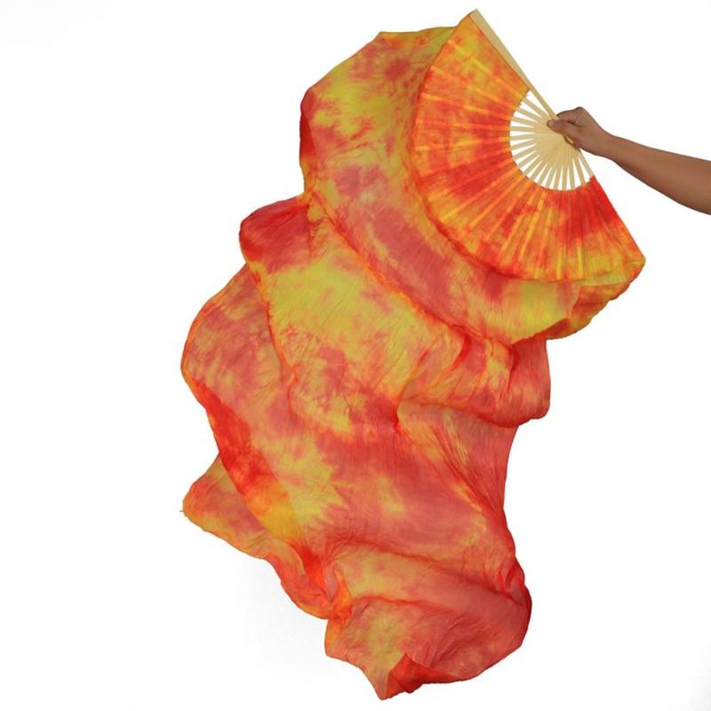 Product Introduction of New for Belly Dance Silk Belly Dance Fan Veil Belly Dance Accessories Props Dance Props Silk Fan Veils Durable Folding Bamboo Fan for Dancing Lover 16