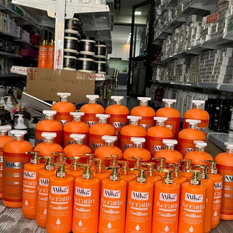 Gội Xả MiKa 800ML, 2000ML Giúp Ngăn Gầu, Giảm Rụng Tóc, Phục Hồi Tóc Hư Tổn Mang Lại Mái Tóc Mềm Mượt 2