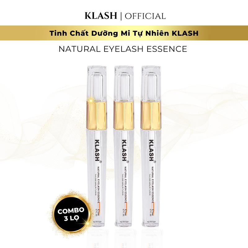 Combo 3 Tinh chất dưỡng mi KLash - Bio-Placenta tổng hợp, nuôi dưỡng sợi mi phát triển tự nhiên 3ml x3