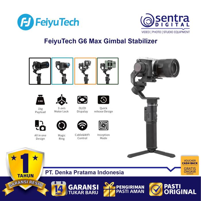 Gambar FeiyuTech G6 Max Gimbal Stabilizer / Feiyu G6 Max dari Sentra Digital Kota Surabaya Tokopedia