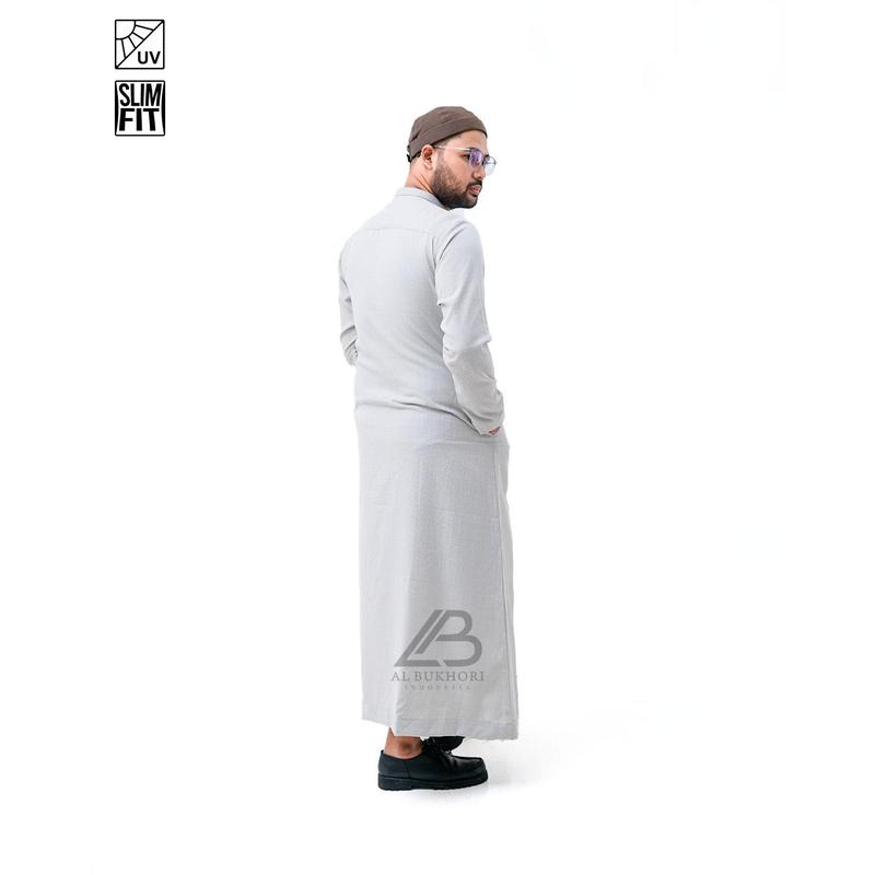 Al Bukhori - Anti UV Jubah Gamis Thobe Slimfit Pria Dewasa Premium Lengan Panjang - Jubah Abbas 5