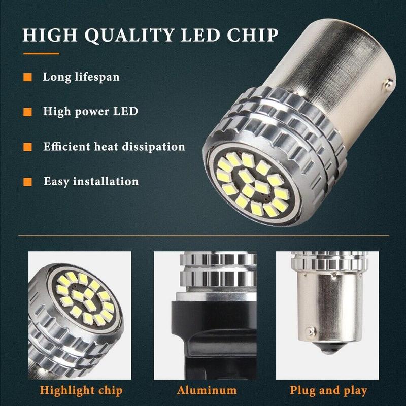 Product Introduction of 2PCS 1156 BA15S BAU15S P21W PY21W Signal Light 1157 BAY15D LED Bulb 2016SMD Brake Reverse Lamp Daytime Running Light 24