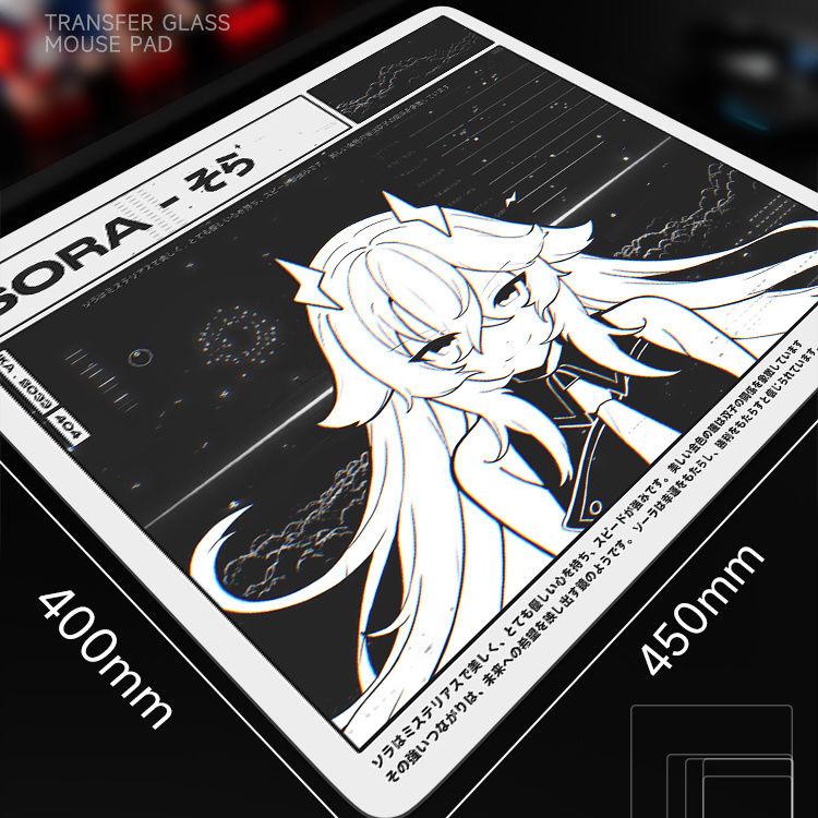  Tấm lót chuột kính quang điện dành cho trò chơi thể thao điện tử nâng cấp cường lực mịn màng cho trò chơi Fps thảm để bàn thảm gia dụng 