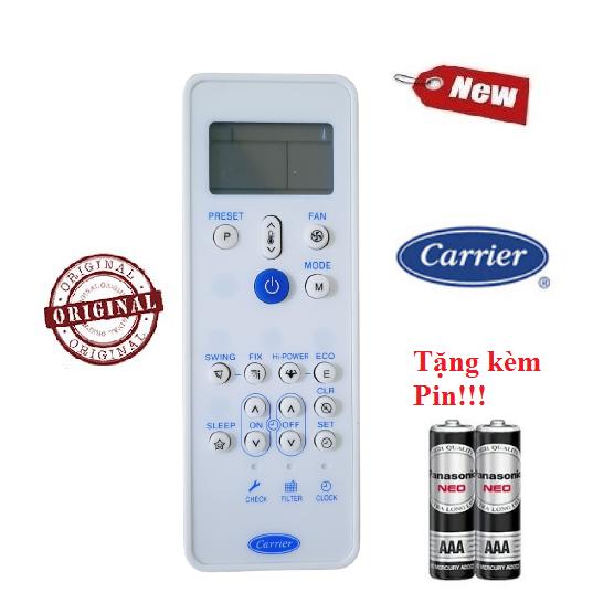 Điều khiển điều hòa Carrier- Hàng tốt Carrier CER CVUR HUR- 9000BTU 12000BTU…